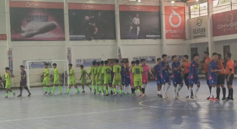 Futsal Porprov XVI Sumbar 2026 memasuki 8 besar. (Foto: Porprov Sumbar)