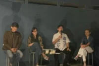 DPC GMNI Padang menggelar refleksi 98 Tahun Sumpah Pemuda di Nara Space, Kota Padang. (Foto: Ist)