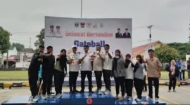Atlet Gateball Kota Padang, Rudalfo dan Robby Darwis sukses meraih medali emas pada nomor pertandingan Double Putra. (Foto: Pemko Padang)