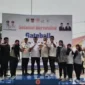 Atlet Gateball Kota Padang, Rudalfo dan Robby Darwis sukses meraih medali emas pada nomor pertandingan Double Putra. (Foto: Pemko Padang)