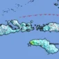 Gempa bumi berkekuatan magnitudo 6,1 mengguncang Kabupaten Sumba Barat Daya, NTT, Minggu pagi (4/6/2026). (Foto: BMKG)