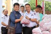 Pemko Payakumbuh menggelar Gerakan Pangan Murah di Kantor Camat Payakumbuh Selatan, Rabu (21/10/2026). (Foto: MC Payakumbuh)