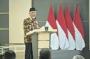 Gubernur Sumbar Mahyeldi saat Rapat Koordinasi Penguatan Tata Kelola Pemerintahan Daerah dan Pencegahan Korupsi di Auditorium Gubernur Sumbar, Kamis (8/10/2026). (Foto: ADPSB)