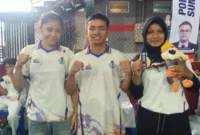 Gulat Kota Padang juara umum Porprov XVI Sumbar 2026 setelah meraih 16 emas, 8 perak, dan 3 perunggu. (Foto: Pemko Padang)