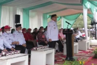 PMI Padang menggelar kegiatan Galang Kreativitas Relawan di Lapangan Apeksi Balai Kota Padang Aie Pacah, Sabtu (17/10/2026). (Foto: Pemko Padang)