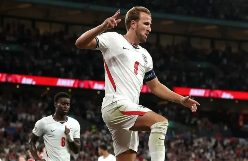 Harry Kane mencetak dua gol ke gawang Ceko dalam lanjutan UEFA Nations League 2026/2027 di Stadion Wembley, London, Rabu (7/10/2026) dini hari WIB. (Foto: IG @england)