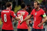 Harry Kane cetak brace saat Inggris menghancurkan Kroasia 7-0 dalam matchday ketiga UEFA Nations League Grup 3 di Stadion HNK Rijeka, Sabtu (3/10/2026) malam WIB. (Foto: IG @england)