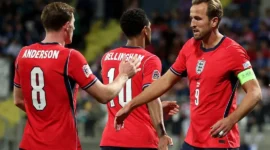 Harry Kane cetak brace saat Inggris menghancurkan Kroasia 7-0 dalam matchday ketiga UEFA Nations League Grup 3 di Stadion HNK Rijeka, Sabtu (3/10/2026) malam WIB. (Foto: IG @england)