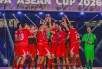 Indonesia juara FIFA ASEAN Cup 2026 setelah mengalahkan Thailand 4-2 lewat adu penalti di GBK. (Foto: IG @timnasindonesia)