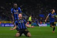 Pemain Inter Milan merayakan gol ke gawang Shakhtar Donetsk. (Foto: IG @inter)