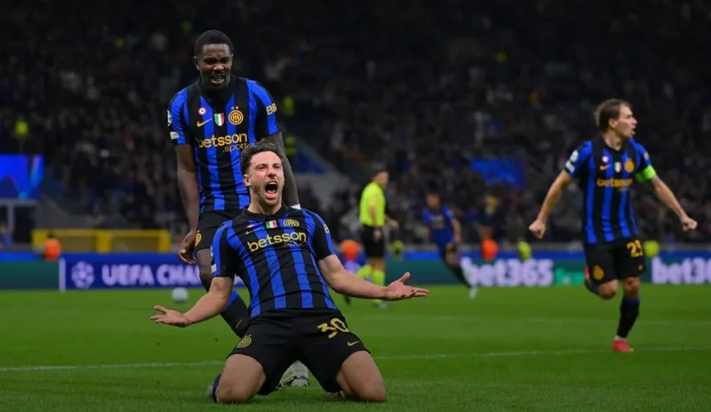 Pemain Inter Milan merayakan gol ke gawang Shakhtar Donetsk. (Foto: IG @inter)