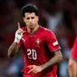 Pemain Timnas Portugal Joao Cancelo merayakan gol ke gawang Norwegia. (Foto: IG @portugal)