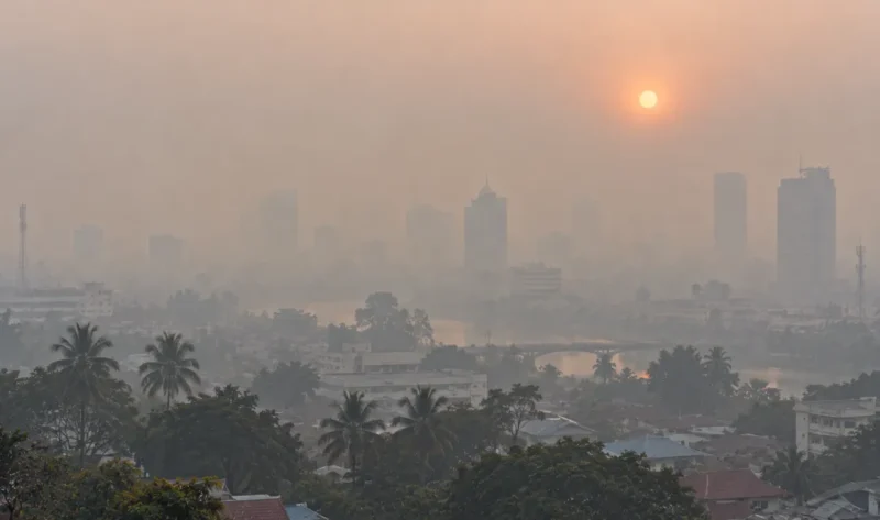 Ilustrasi kabut asap. (Foto: AI Generated)