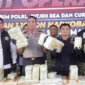 Polri, BNN dan Bea Cukai menggagalkan penyelundupan 1,16 ton ketamin senilai Rp3,48 triliun di perairan Sumatera Utara. (Foto: Humas Polri)