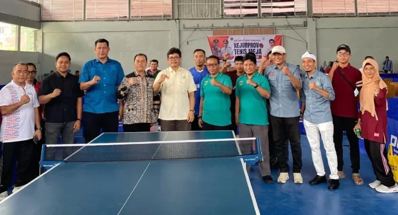 Kejurprov Tenis Meja Sumbar 2026 di SMA Negeri 1 Padang. (Foto: Ist)