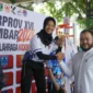 Wali Kota Padang Fadly Amran menyaksikan partai final Cabor Kickboxing Porprov Sumbar 2026. (Foto: Pemko Padang)