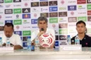 Pelatih Semen Padang FC, Stefano Cugurra saat konferensi pers jelang laga melawan PSMS Medan. (Foto: MO Semen Padang FC)