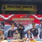Konferensi pers pengungkapan kasus penyalahgunaan BBM bersubsidi di Mapolda Sumbar. (Foto: Polda Sumbar)