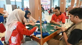 Kontingen Bridge Kota Padang memimpin di dua kategori dan targetkan boyong 4 medali emas di Porprov Sumbar 2026. (Foto: Pemko Padang)