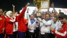 Kota Padang mempertahankan gelar juara umum Porprov XVI Sumbar 2026. (Foto: Pemko Padang)