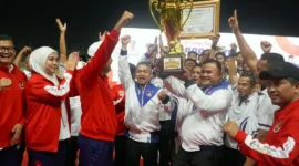 Kota Padang mempertahankan gelar juara umum Porprov XVI Sumbar 2026. (Foto: Pemko Padang)
