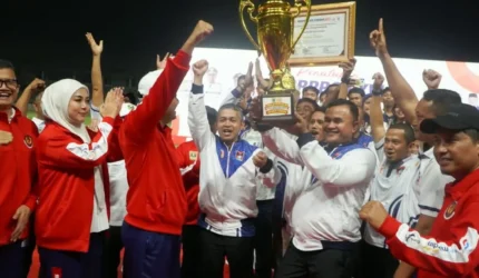 Kota Padang juara umum Porprov Sumbar 2026