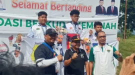 Kota Padang juara umum berkuda memanah Porprov Sumbar XVI 2026. (Foto: Pemko Padang)