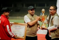 Kota Solok meraih peringkat kedua Porprov XVI Sumbar 2026 dengan 350 medali, terdiri atas 139 emas, 113 perak, dan 98 perunggu. (Foto: Prokopim Solok)