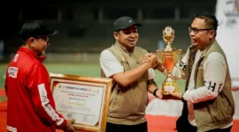 Kota Solok meraih peringkat kedua Porprov XVI Sumbar 2026 dengan 350 medali, terdiri atas 139 emas, 113 perak, dan 98 perunggu. (Foto: Prokopim Solok)