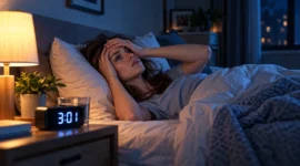 Ilustrasi kurang tidur. (Foto: AI Generated)