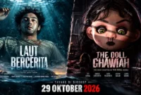 Poster Film Laut Bercerita dan The Doll Ghawiah. (Foto: Film Indonesia)