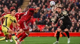 Liverpool menang 4-3 atas Villarreal setelah bangkit dari ketertinggalan dua gol di Anfield. (Foto: IG @liverpoolfc)