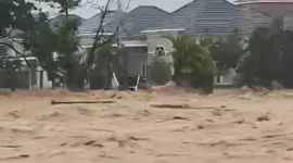 Kondisi Lumin Park Padang. (Foto: Tangkapan layar TikTok)
