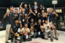 Alfarel Radhiya meraih emas MMA Kota Padang di Porprov Sumbar XVI 2026. (Foto: Pemko Padang)