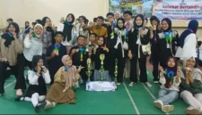 MTsN 5 Kota Padang meraih tiga gelar di Kejurda FORBASI Sumbar 2026 dan melaju ke Kejurnas FORBASI di Bandung pada Desember mendatang. (Foto: Pemko Padang)