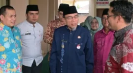 Wakil Wali Kota Padang Maigus Nasir meninjau pelaksanaan final MTQ ke-42 tingkat Kota Padang, Selasa (13/10/2026). (Foto: Pemko Padang)
