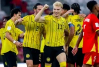 Malaysia menang 1-0 atas Vietnam dan meraih peringkat ketiga FIFA ASEAN Cup 2026 berkat gol Fergus Tierney. (Foto: IG @malaysia_nt)