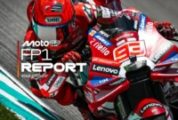 Pembalap Ducati Lenovo Team Marc Marquez memimpin sesi latihan bebas pertama (FP1) di Sirkuit Sepang dengan catatan waktu 1 menit 58,912 detik. (Foto: MotoGP.com)