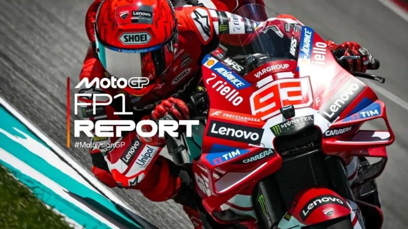 Pembalap Ducati Lenovo Team Marc Marquez memimpin sesi latihan bebas pertama (FP1) di Sirkuit Sepang dengan catatan waktu 1 menit 58,912 detik. (Foto: MotoGP.com)