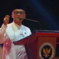 Menhaj Mochamad Irfan Yusuf saat UMKM Expo Sulsel 2026 di Gowa, Sabtu (17/10/2026). (Foto: Kemenhaj)