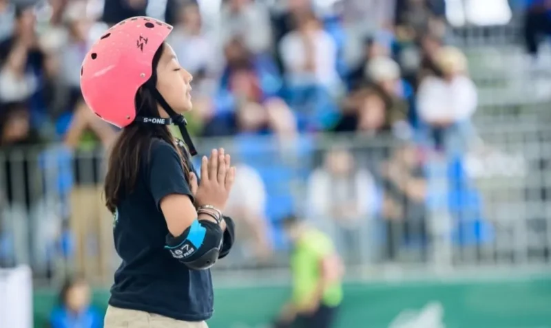 Mikhayla Shanum Caya menjadi atlet termuda Indonesia di Asian Games 2026 dan tampil pada skateboard Park Putri. (Foto: Ist/Kemenpora.go.id)