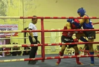 Muaythai Kota Padang menargetkan 8 emas di Porprov Sumbar 2026. (Foto: Pemko Padang)