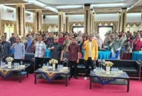 Ketua DPRD Sumbar, Muhidi saat menghadiri temu alumni IKIP FMIPA dan FMIPA UNP, Jumat (23/10/2026). (Foto: Ist)