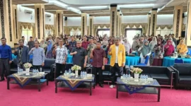 Ketua DPRD Sumbar, Muhidi saat menghadiri temu alumni IKIP FMIPA dan FMIPA UNP, Jumat (23/10/2026). (Foto: Ist)