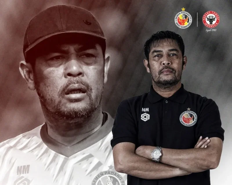 Semen Padang FC mengakhiri kerja sama dengan Nil Maizar usai evaluasi performa tim dan kekalahan 0-1 dari PSPS. (Foto: IG @semenpadangfcid)