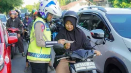 Polda Sumbar menggelar Operasi Patuh Singgalang 2026 mulai Senin (26/10/2026) hingga 8 November 2026. (Foto: Humas Polri)
