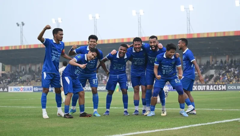 PSPS Pekanbaru meraih lima kemenangan beruntun di Pegadaian Championship 2026/2027. (Foto: ileague.id)