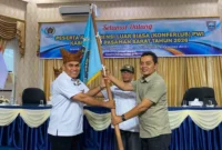 Junir terpilih secara aklamasi sebagai Ketua PWI Pasbar periode 2026–2029. (Foto: Diskominfo Pasbar)