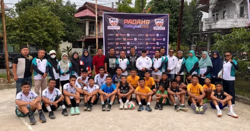 Padang Volleyball Championship 2026 resmi bergulir di 11 kecamatan se-Kota Padang. (Foto: Ist)