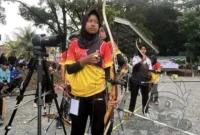 Atlet panahan Kota Padang berhasil menyumbangkan 3 emas, 2 perak, dan 3 perunggu pada hari pertama Porprov XVI Sumbar 2026. (Foto: Ist)